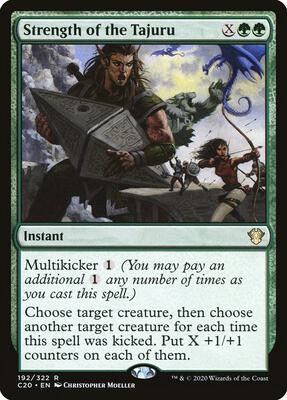 Strength of the Tajuru card from Commander 2020