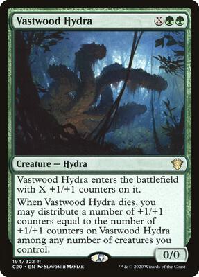 Vastwood Hydra card from Commander 2020