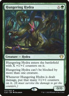 Hungering Hydra card from Commander 2020
