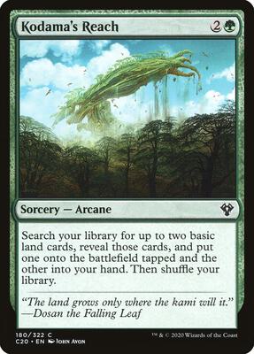Kodama's Reach card from Commander 2020