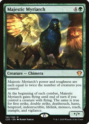Majestic Myriarch card from Commander 2020