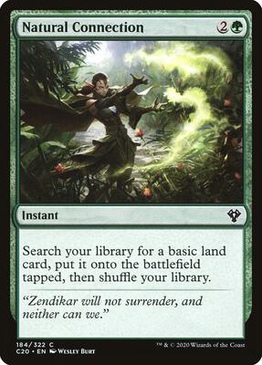 Natural Connection card from Commander 2020