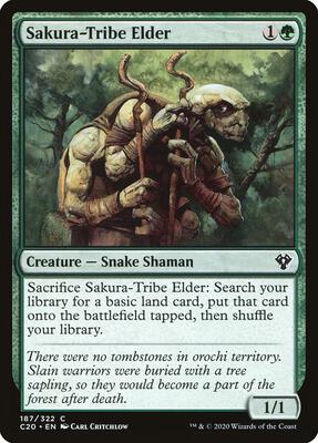 Sakura-Tribe Elder card from Commander 2020