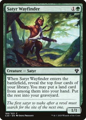 Satyr Wayfinder card from Commander 2020