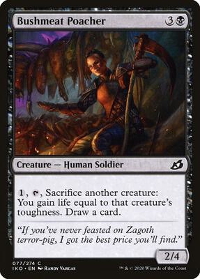 Bushmeat Poacher card from Ikoria: Lair of Behemoths