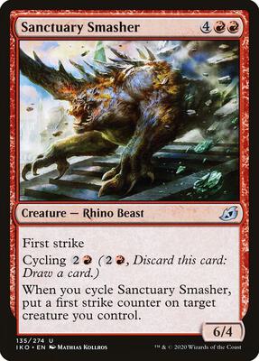 Sanctuary Smasher card from Ikoria: Lair of Behemoths