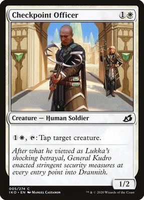 Checkpoint Officer card from Ikoria: Lair of Behemoths