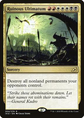 Ruinous Ultimatum card from Ikoria: Lair of Behemoths