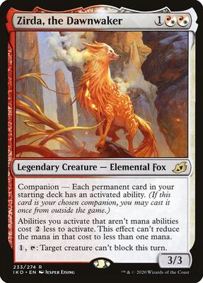Zirda, the Dawnwaker card from Ikoria: Lair of Behemoths