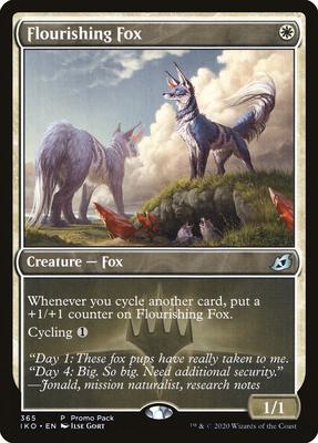 Flourishing Fox card from Promo Pack: Ikoria