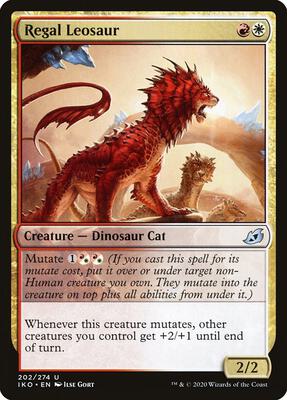 Regal Leosaur card from Ikoria: Lair of Behemoths