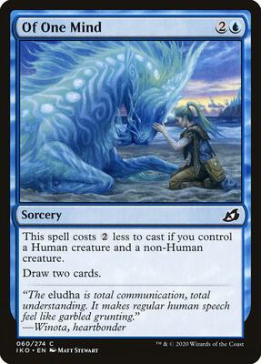 Of One Mind card from Ikoria: Lair of Behemoths