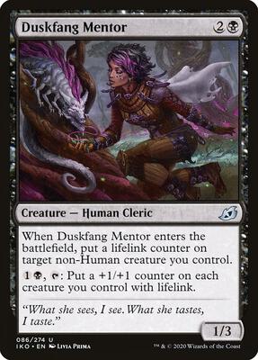 Duskfang Mentor card from Ikoria: Lair of Behemoths