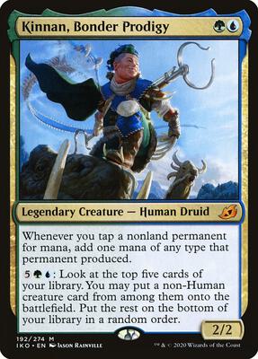 Kinnan, Bonder Prodigy card from Ikoria: Lair of Behemoths