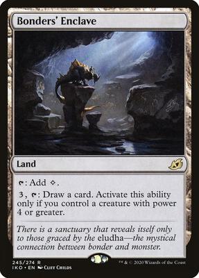 Bonders' Enclave card from Ikoria: Lair of Behemoths
