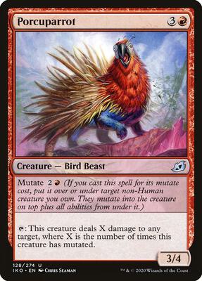 Porcuparrot card from Ikoria: Lair of Behemoths
