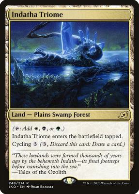 Indatha Triome card from Ikoria: Lair of Behemoths
