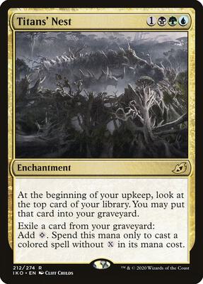 Titans' Nest card from Ikoria: Lair of Behemoths