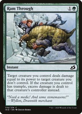 Ram Through card from Ikoria: Lair of Behemoths