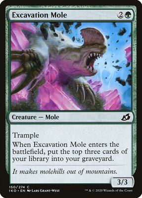 Excavation Mole card from Ikoria: Lair of Behemoths