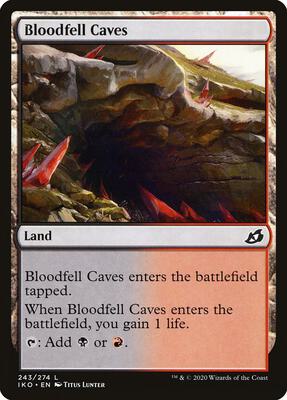 Bloodfell Caves card from Ikoria: Lair of Behemoths