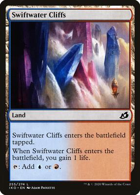 Swiftwater Cliffs card from Ikoria: Lair of Behemoths