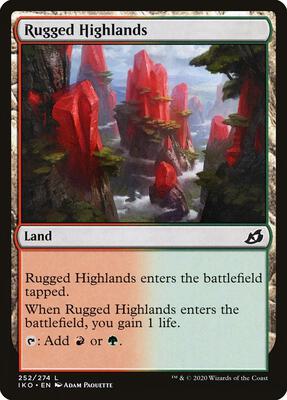 Rugged Highlands card from Ikoria: Lair of Behemoths