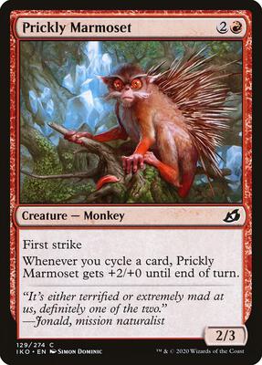 Prickly Marmoset card from Ikoria: Lair of Behemoths