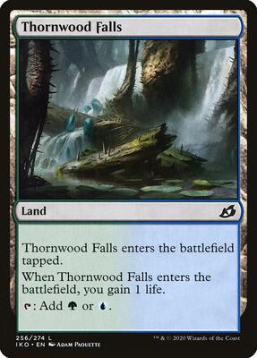 Thornwood Falls card from Ikoria: Lair of Behemoths
