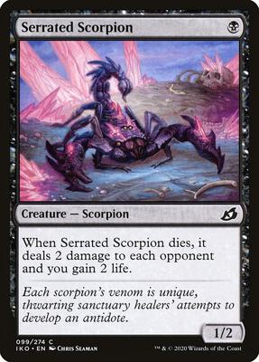 Serrated Scorpion card from Ikoria: Lair of Behemoths