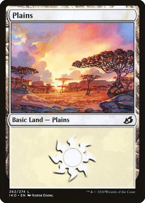 Plains (262) card from Ikoria: Lair of Behemoths