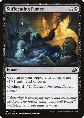 Suffocating Fumes card from Ikoria: Lair of Behemoths