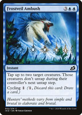 Frostveil Ambush card from Ikoria: Lair of Behemoths