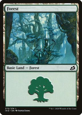 Forest (273) card from Ikoria: Lair of Behemoths