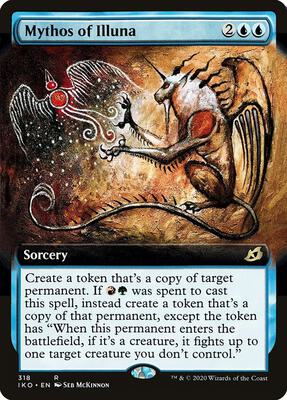 Mythos of Illuna (Extended Art) card from Ikoria: Lair of Behemoths