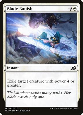 Blade Banish card from Ikoria: Lair of Behemoths