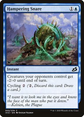 Hampering Snare card from Ikoria: Lair of Behemoths