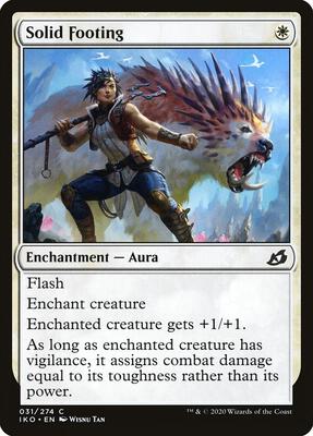 Solid Footing card from Ikoria: Lair of Behemoths