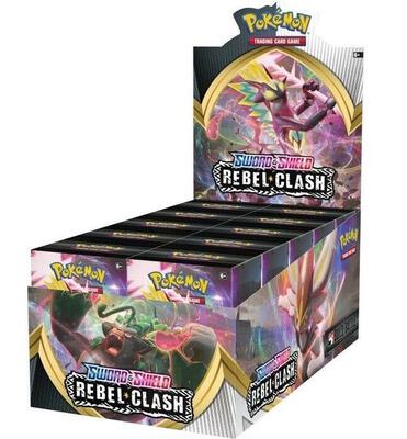 Rebel Clash Build & Battle Display card from SWSH02: Rebel Clash
