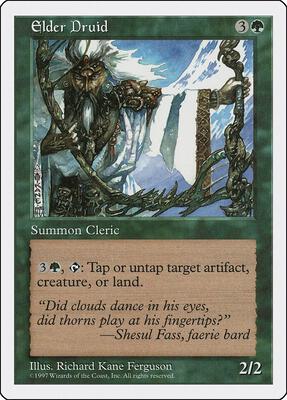Elder Druid card from Fifth Edition