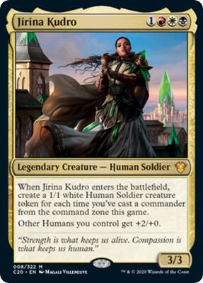 Jirina Kudro (Commander 2020) card from Oversize Cards