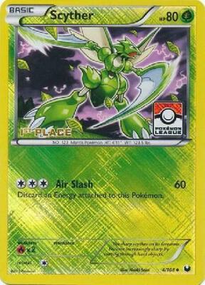 Scyther - 4/108 (Pokemon League) [1st Place] card from League & Championship Cards
