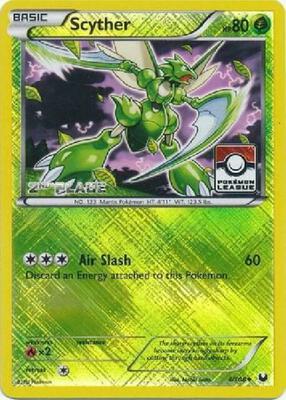 Scyther - 4/108 (Pokemon League) [2nd Place] card from League & Championship Cards