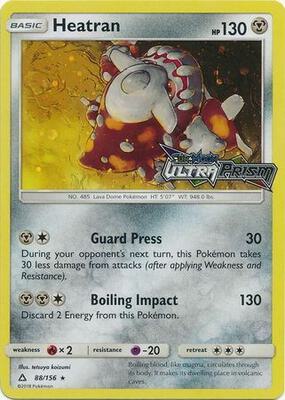 Heatran - 88/156 (Prerelease) card from Alternate Art Promos