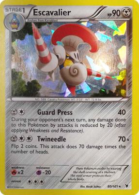 Escavalier - 80/101 (Cracked Ice Holo) card from Deck Exclusives