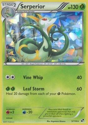 Serperior - 5/114 (Cracked Ice Holo) card from Deck Exclusives