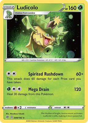 Ludicolo card from SWSH02: Rebel Clash