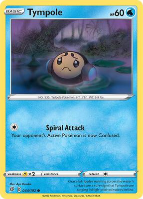 Tympole card from SWSH02: Rebel Clash