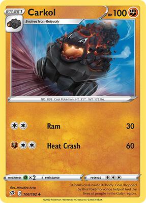 Carkol card from SWSH02: Rebel Clash