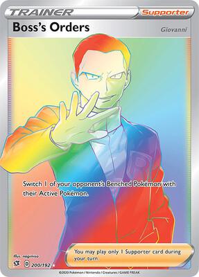 Boss's Orders (Secret) card from SWSH02: Rebel Clash